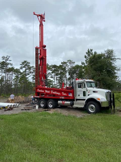 Shallow irrigation well drilling